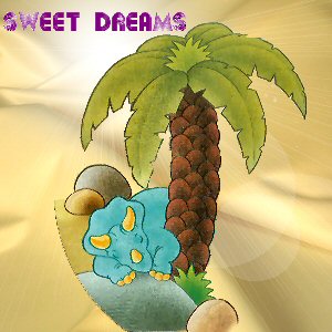 sweet dreams dinosaur